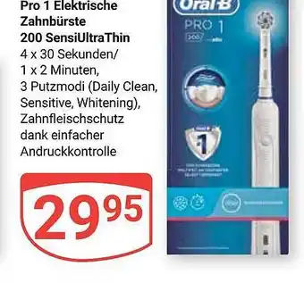 Globus Pro 1 elektrische zahnbürste 200 sensiultrathin Angebot