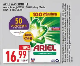 Marktkauf Ariel waschmittel Angebot