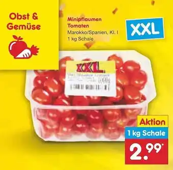 Netto Marken-Discount Miniplfaumen tomaten Angebot