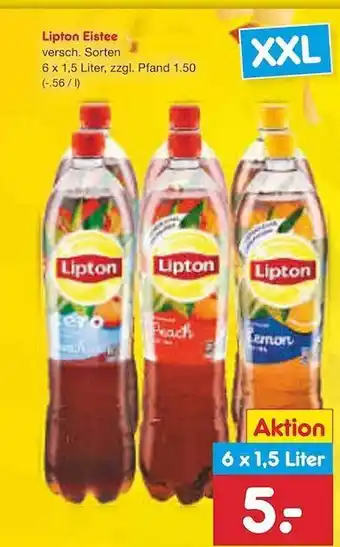 Netto Marken-Discount Lipton eistee Angebot