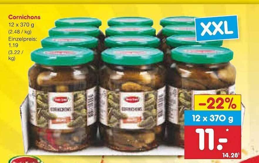 Cornichons Angebot bei Netto MarkenDiscount