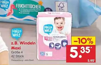 Netto Marken-Discount Hallo welt z.b. windeln maxi Angebot