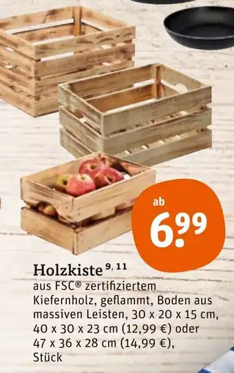 tegut Holzkiste 30 x 20 x 15 cm, 40 x 30 x 23 cm, 47 x 36 x 28 cm Angebot