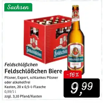 KONSUM Feldschlößchen Biere 20x0,5L Angebot