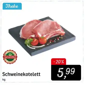 KONSUM Schweinekotelett Angebot