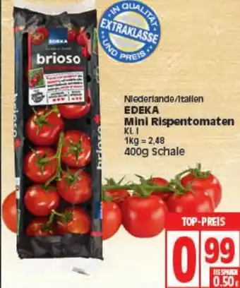 Elli Markt Edeka Mini Rispentomaten 400g Angebot