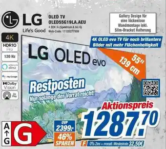 Expert Klein Lg oled tv oled55g19la.aeu Angebot