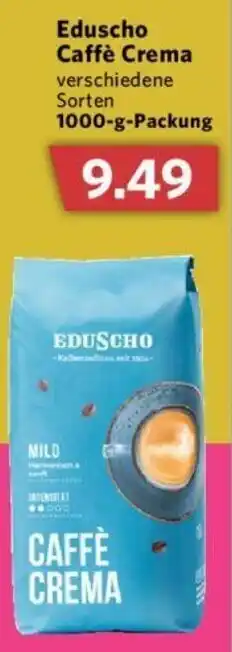 Combi Eduscho Caffè Crema 1000 g Packung Angebot