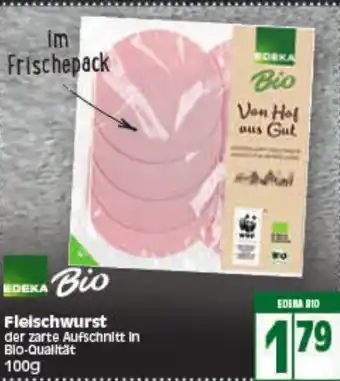 Elli Markt Edeka Bio Fleischwurst 100g Angebot