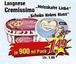 Wiglo Wunderland Langnese cremissimo Angebot