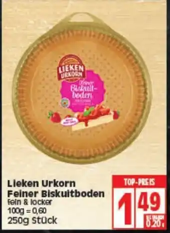 Elli Markt Liekern Urkorn Feiner Biskuitboden 250g Angebot