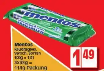 Elli Markt Mentos 114g Angebot