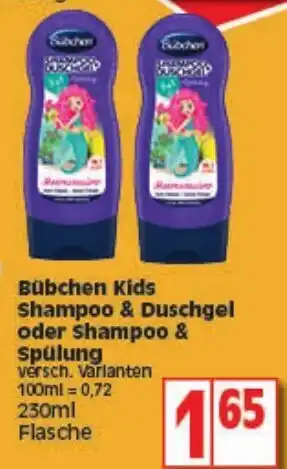 Elli Markt Bübchen Kids Shampoo & Duschgel oder Shampoo & Spülung 230ml Angebot