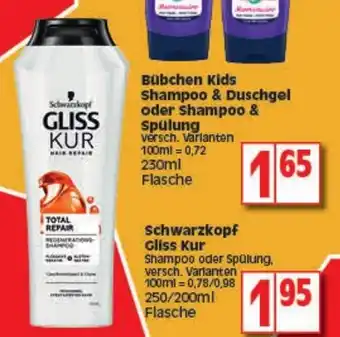 Elli Markt Schwarzkopf Gliss Kur 250/200ml Angebot