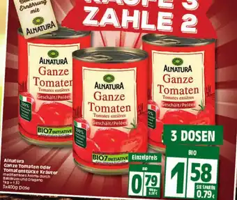 Elli Markt Alnatura Ganze Tomaten oder Tomatenstücke Kräuter 3x400g Angebot