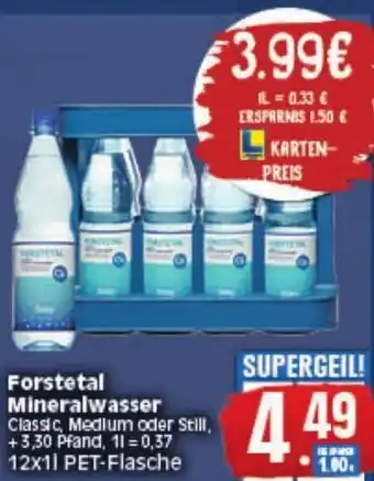 Elli Markt Forstetal Mineralwasser 12x1L Angebot