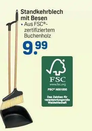 Rossmann Standkehrblech mit besen Angebot