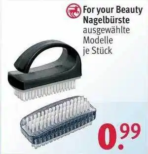 Rossmann For your beauty nagelbürste Angebot