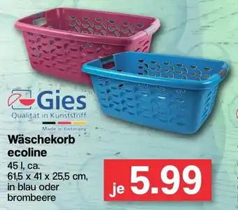 Famila Nord West Gies Wäschekorb ecoline Angebot