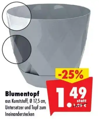 Mäc Geiz Blumentopf Angebot