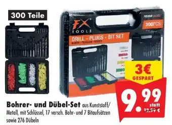 Mäc Geiz Bohrer und Dübel Set 300 Teile Angebot