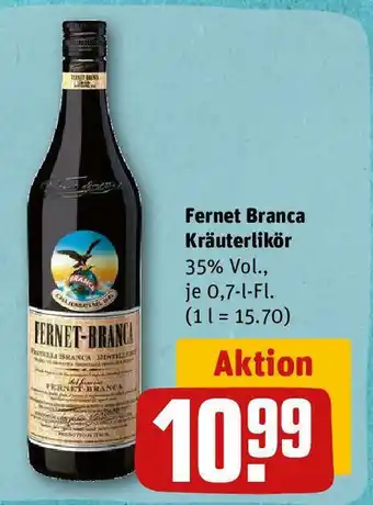 REWE Fernet Branca Krauterlikor 700ml Angebot