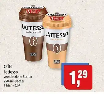 Markant Caffè lattesso Angebot