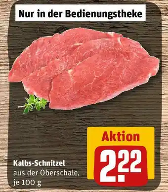 REWE Kalbsschnitzel 100g Angebot