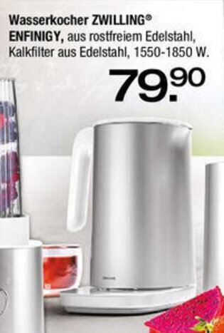Zwilling Wasserkocher Enfinigy Angebot bei Ostermann Zwilling Wasserkocher Enfinigy Angebot bei Ostermann