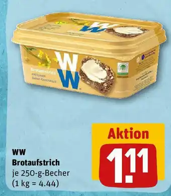 REWE WW Brotaufstrich 250g Angebot