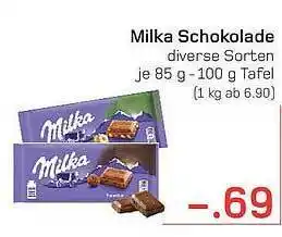 akzenta Milka schokolade Angebot