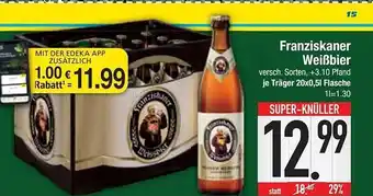 E-Center Franziskaner weißbier Angebot