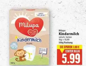 E-Center Milupa kindermilch Angebot