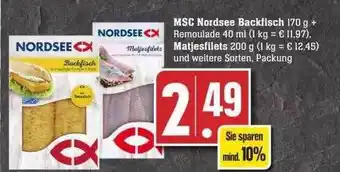 Edeka Msc nordsee backfisch Angebot