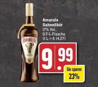 Edeka Amarulla sahnelikör Angebot