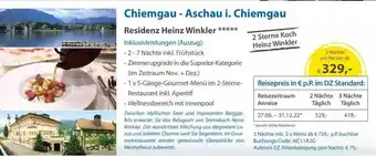 Edeka Chiemgau - aschau i. chiemgau - residenz heinz winkler ***** Angebot