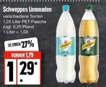 Edeka Schweppes limonaden Angebot