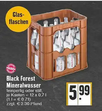 Edeka Black forest mineralwasser Angebot