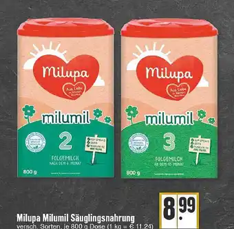 Edeka Milupa milumil säuglingsnahrung Angebot