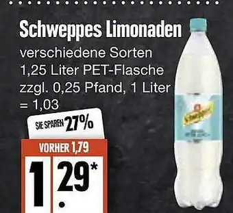 Edeka Frischemarkt Schweppes limonaden Angebot