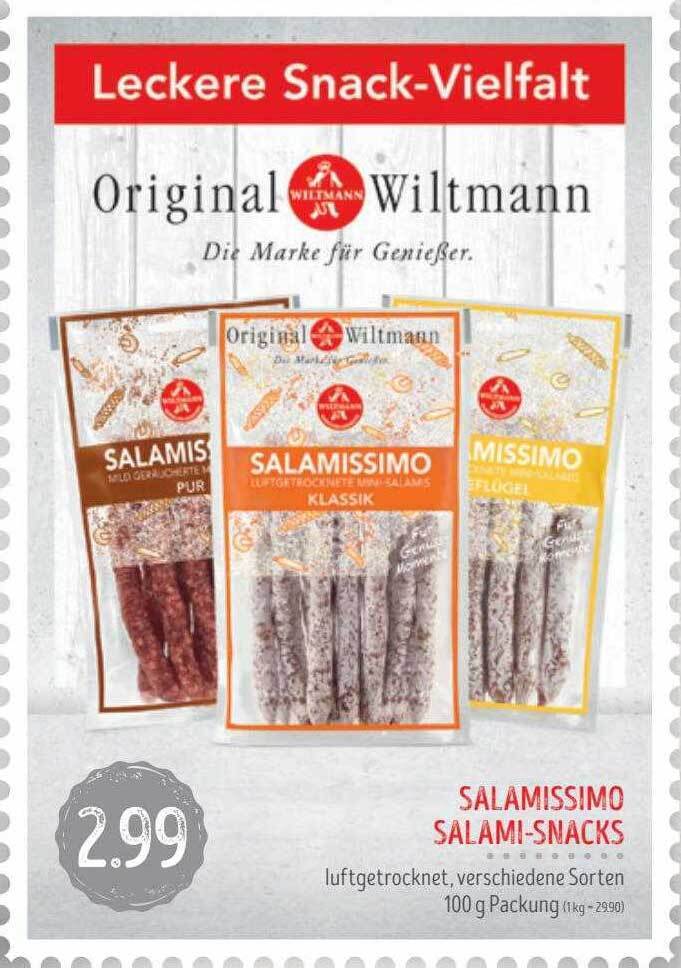 Salamissimo salamisnacks Angebot bei Edeka Struve