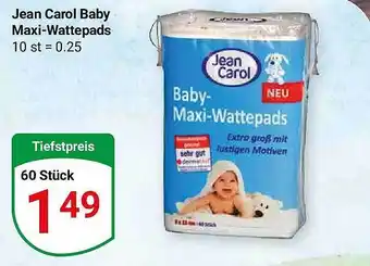 Globus Jean carol baby maxi wattepads Angebot