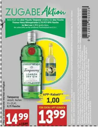 Marktkauf Tanqueray Angebot