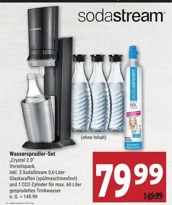 Marktkauf Sodastream wassersprudler-set „crystal 2.0“ Angebot