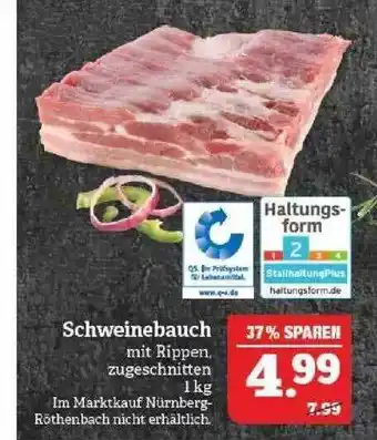 Marktkauf Schweinebauch Angebot