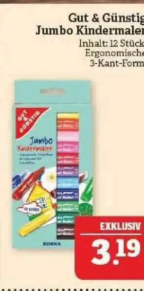 Marktkauf Gut & günstig jumbo kindermaler Angebot