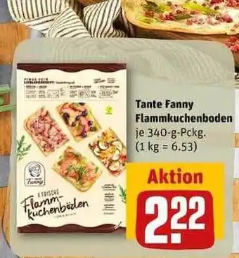 REWE Tante fanny flammkuchenboden Angebot