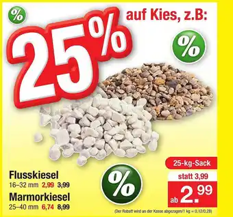 Zimmermann Flusskiesel marmorkiesel Angebot