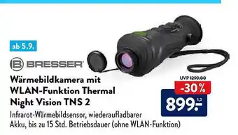 Aldi Nord Wärmebildkarmera mit wlan-funktion thermal night vision tns 2 bresser Angebot