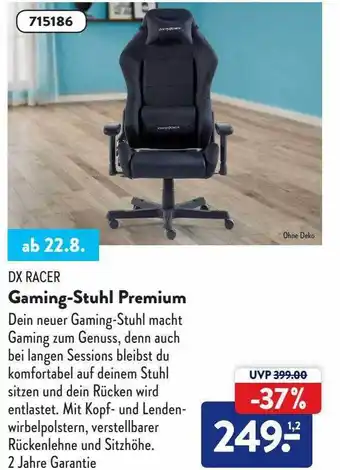 Aldi Nord Dx racer gaming-stuhl premium Angebot